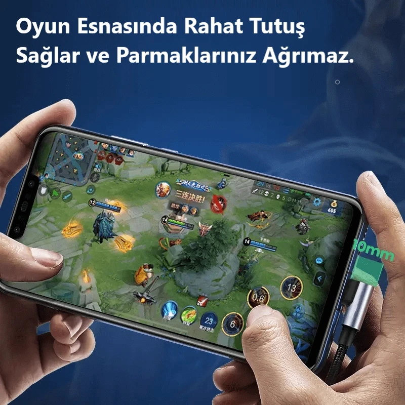 Micro Usb Oyun ve Data Şarj Kablosu 3A 1.2 m