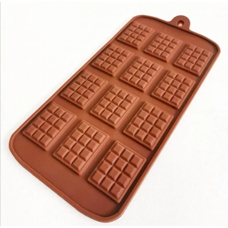 Mini Tablet Silikon Çikolata Kalıbı 12 Li