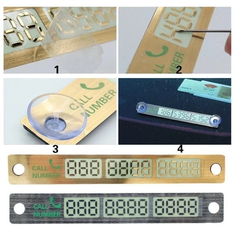 Parktel Fosforlu Araç Numaratörü