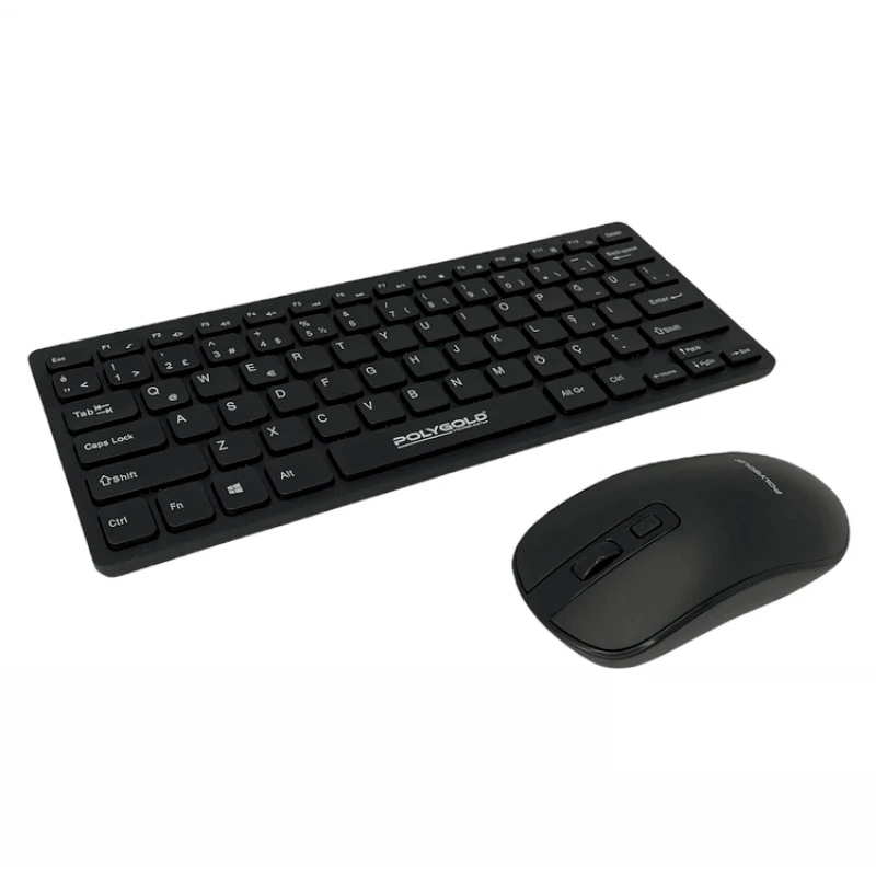 Portatif Kablosuz Klavye Mouse Set Ultra Slim