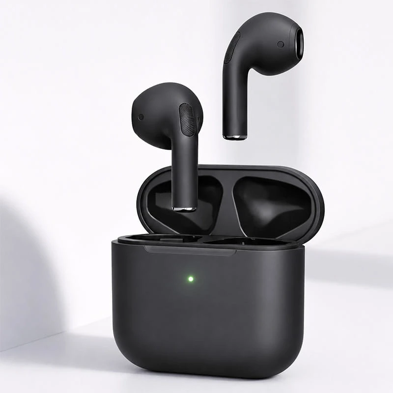 Pro 5 Ios Android Uyumlu Dokunmatik Bluetooth Kulaklık 8d Stereo Hd Ses Siyah
