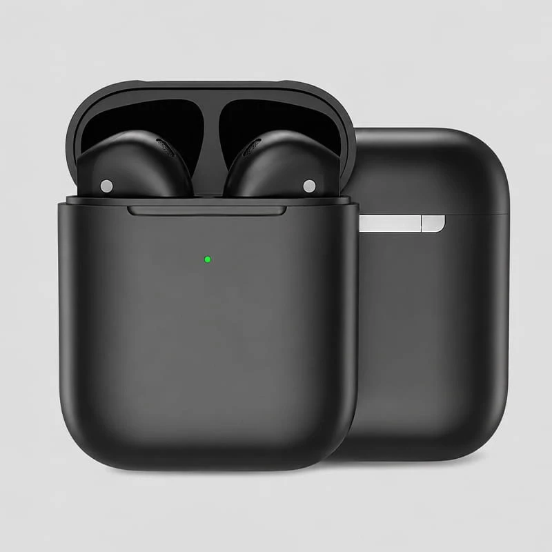 Pro 5 Ios Android Uyumlu Dokunmatik Bluetooth Kulaklık 8d Stereo Hd Ses Siyah