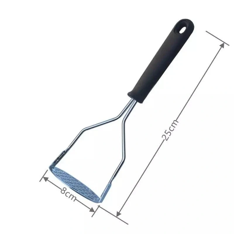 Renkli Saplı Çelik Patates Ezici