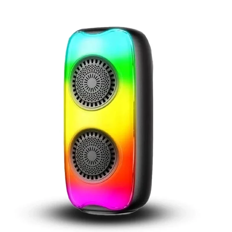 RGB Işıklı Bluetooth Çift Hoparlör Ses Bombası