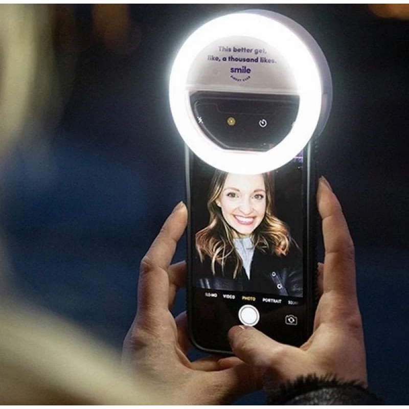 Ring Light Selfie Işığı 3 Kademeli Led Telefon Işığı