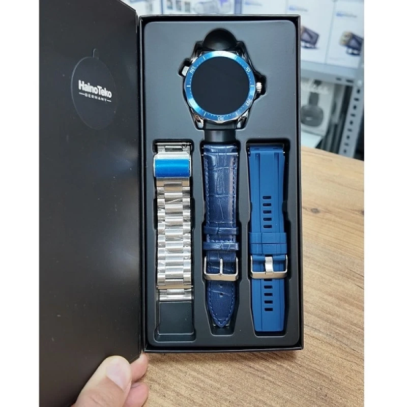 RW48 Amoled Ekran Android Ios Harmonyos Uyumlu 3 Kordonlu Akıllı Saat Gümüş Kasa