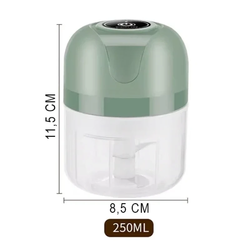 Şarjlı Mini El Rondosu Gıda Doğrayıcı 3 Bıçaklı