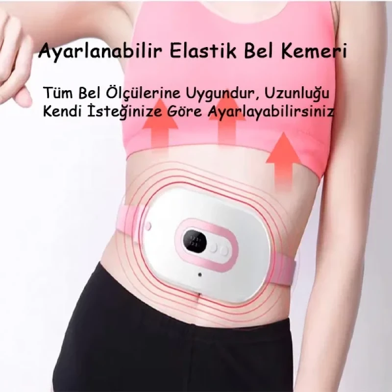 Şarjlı Özel Gün Kemeri Regl Ağrısı İçin Titreşimli Isı Veren Kemer