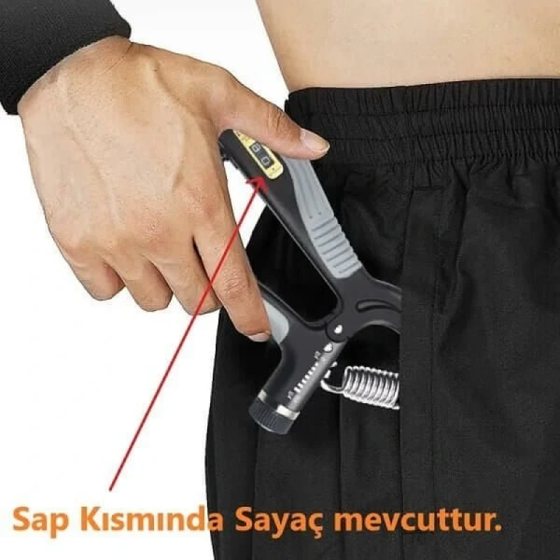 Sayaçlı El Yayı 60-5 Kg Ayarlı Bilek Kas Yayı