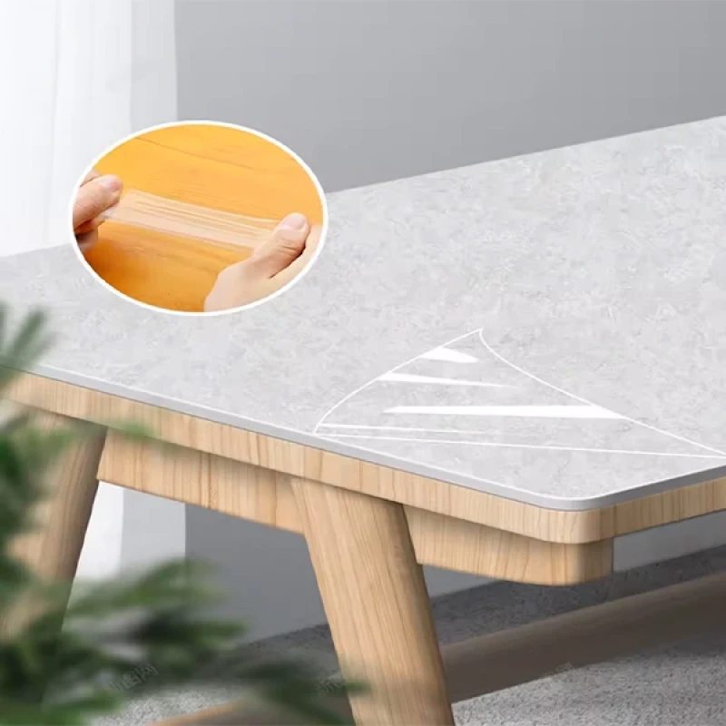 Şeffaf Yapışkanlı Yüzey Koruma Folyosu 45 cm x 5 mt