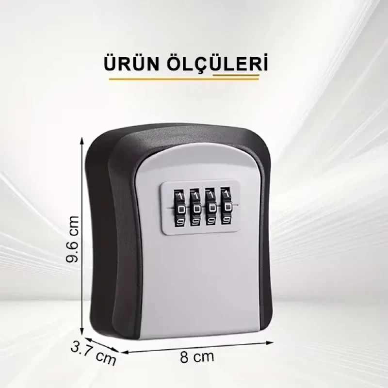 Şifreli Anahtar ve Eşya Saklama Güvenlik Kasası