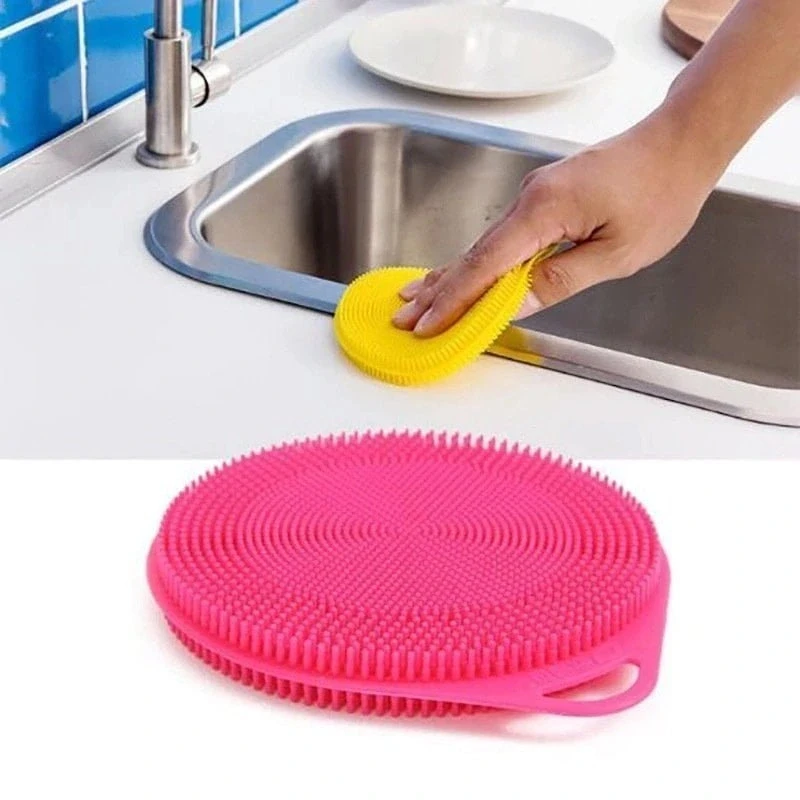 Silikon Bulaşık Süngeri 3 Adet