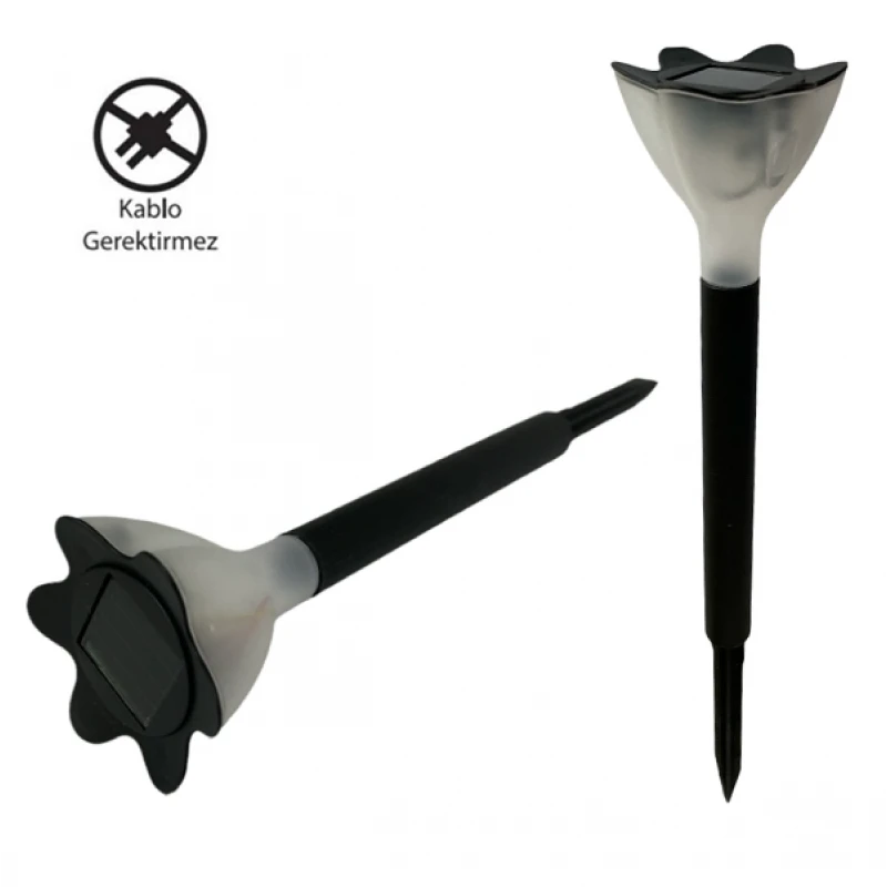 Solar Güneş Enerjili Bahçe Lambası Saplamalı