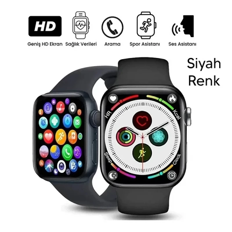 T700S Çift Kordon Akıllı Saat Nabız Adımsayar