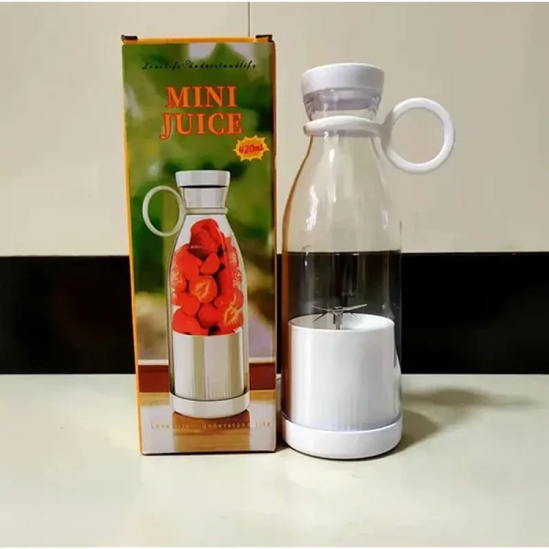 Taşınabilir Şarjlı 6 Bıçaklı El Blenderi 420 ml