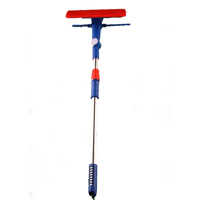 Teleskobik Mikrofiber Çift Taraflı Cam Silme Aparatı