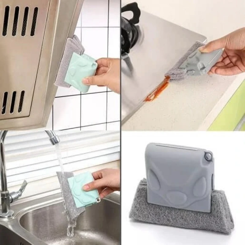 Tutacaklı Pencere Oluk ve Köşe Temizleme Aparatı