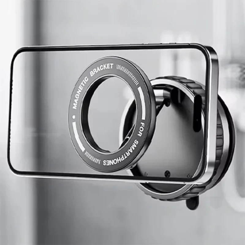 Vakumlu Araç Telefon Tutucu 360 Derece Dönebilir Oto Magsafe Telefon Tutucu