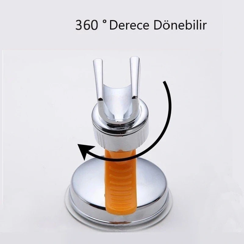 Vakumlu Duş Başlığı Tutucu Askı