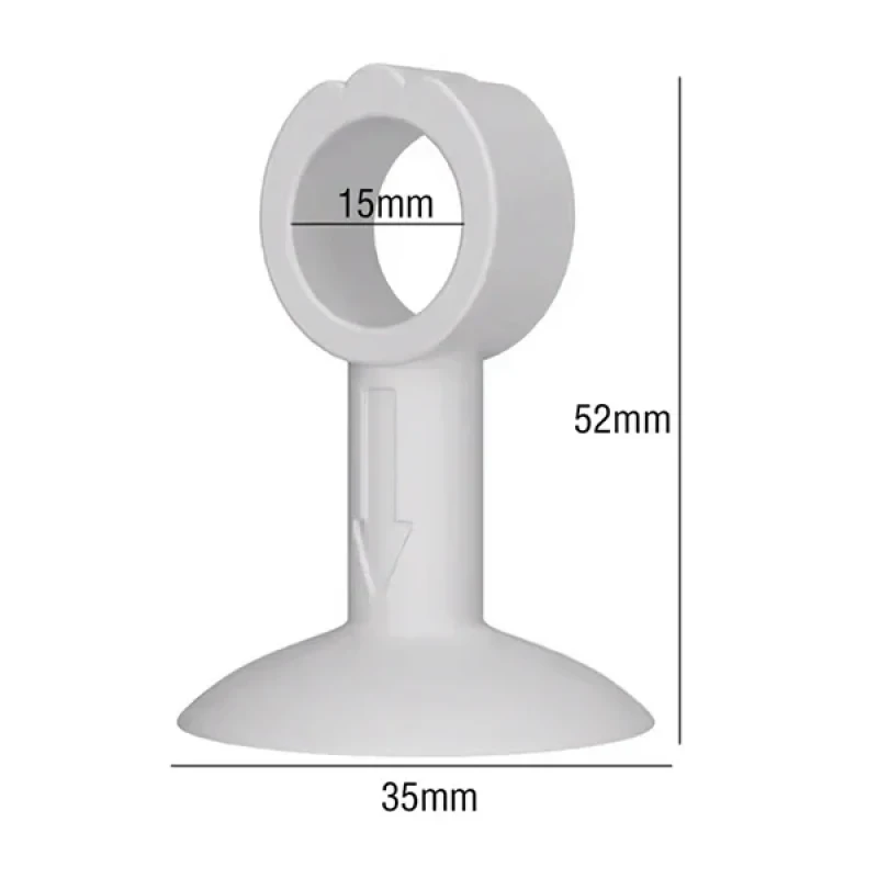 Vantuzlu Geçmeli Kapı Kolu Stoper 4 Lü