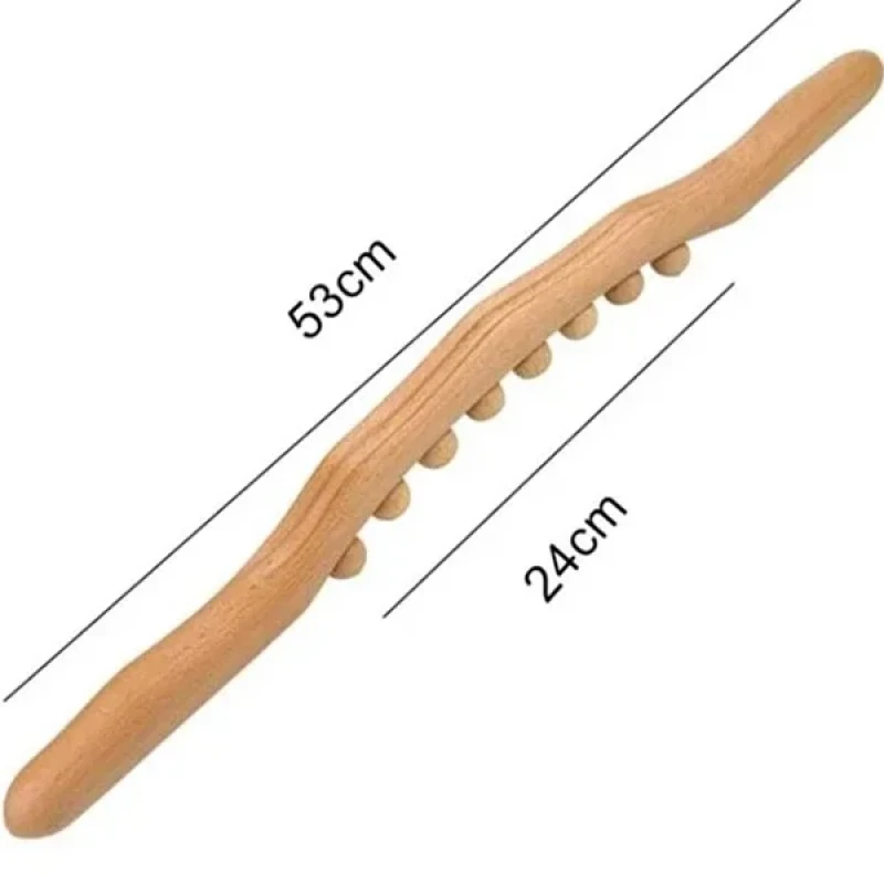 Vücut Spa Masajı Lenfatik Kürek Kas Gevşeme Ahşap Guasha Sopa Rahatlatıcı Masaj Aleti