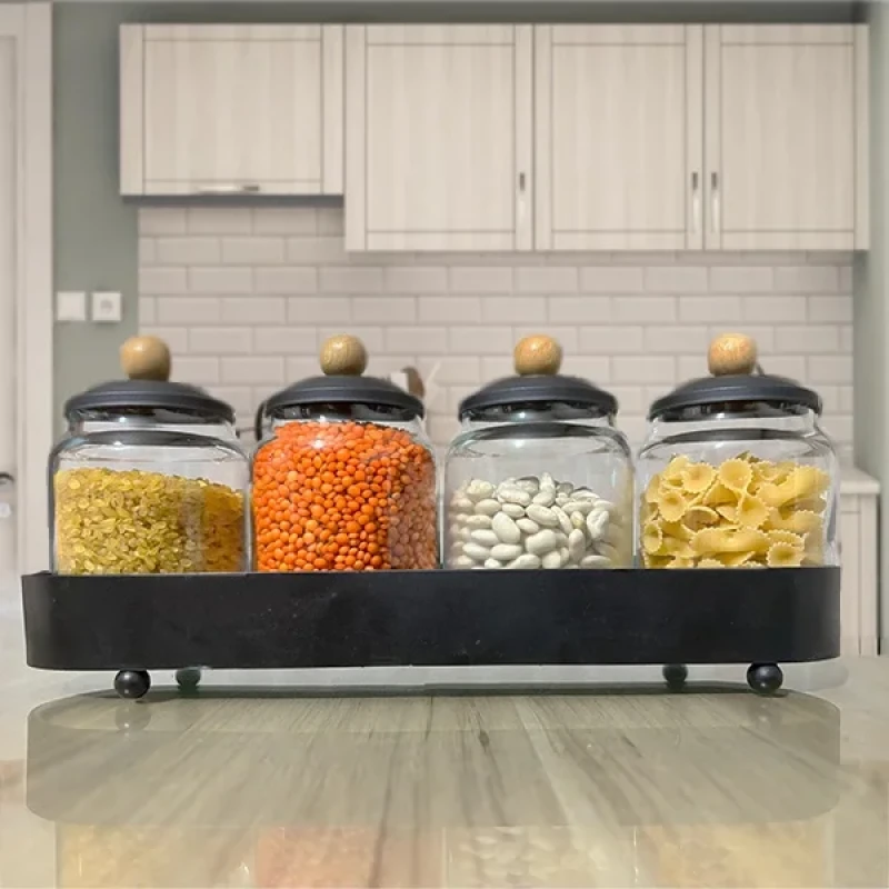 Werony Metal Kapaklı 4 Lü Baharat Takımı