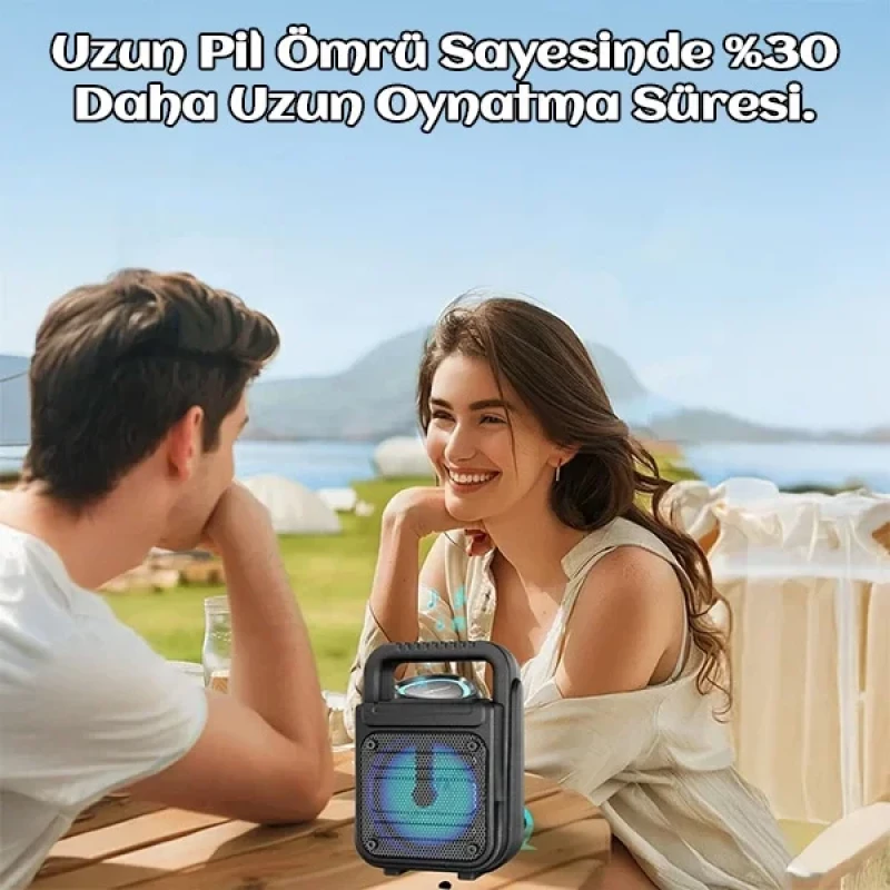 Yüksek Ses Bluetooth Hoparlör Işıklı Ses Bombası