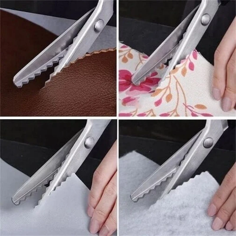 Zig Zag Kesim Terzi Sürfile Makası 23.5 cm