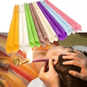 2 Li Renkli Kulak Temizleme Mumu