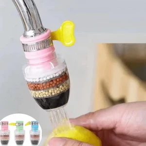 6 Katmanlı Musluk Ucu Su Filtresi Tıbbi Taşlı