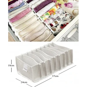 8 Gözlü Çekmece Dolap İçi Akordiyon Organizer L