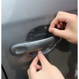 Araba Kapı Kolu Koruyucu Film 4 Lü Set