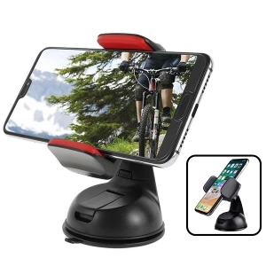 Araç Torpido ve Cam Vakumlu Telefon Tutucu 360 Dönen Kıskaçlı