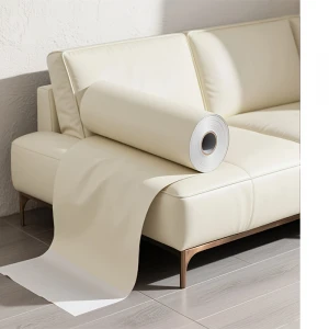 Kendinden Yapışkanlı Deri Döşeme Deri Tamir Kiti Krem 100 Cm x 50 Cm