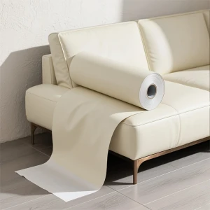 Kendinden Yapışkanlı Deri Döşeme Deri Tamir Kiti Krem 100 Cm x 50 Cm