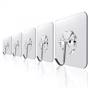 Kendinden Yapışkanlı Güçlü Şeffaf Askı 5 Li Set