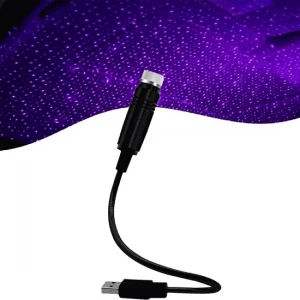 Mavi Ayak Altı Tavan Usb Led Işık Araç İçi Disko