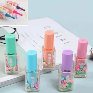 Oje Şeklinde Fosforlu Kalem 5 Li Set