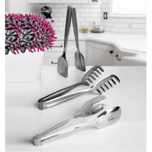 Paslanmaz Çelik 3 Lü Maşa Seti Servis Seti