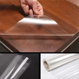 Şeffaf Yapışkanlı Yüzey Koruma Folyosu 45 cm x 5 mt