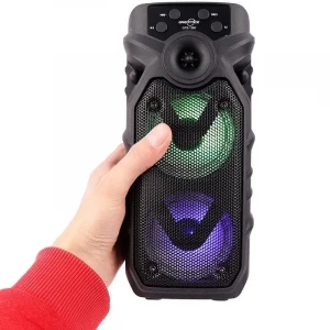 Taşınabilir Rgb Ledli Bluetooth Hoparlör Usb Tf Card FM Radyo