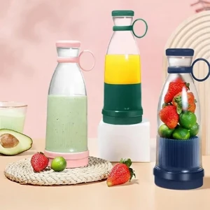 Taşınabilir Şarjlı 6 Bıçaklı El Blenderi 420 ml