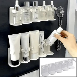 Tutacaklı 5 Yuvalı Banyo Mutfak Rafı