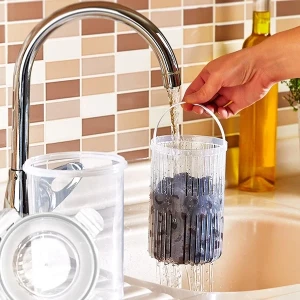 Zeytinlik Süzgeçli Zeytin Turşu Saklama Kabı 1.5 Lt