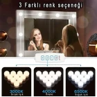 10 Lu Holywood Işıklı Kulis Stüdyo Makyaj Lambası