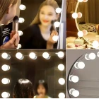 10 Lu Holywood Işıklı Kulis Stüdyo Makyaj Lambası