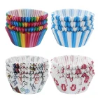 100 Lü Muffin Kağıdı Kek Kalıbı Desenli Kapsül