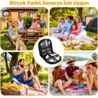 11 Parça Paslanmaz Çelik Kamp Yemek Seti Kamp Yemek Takımı