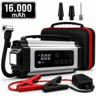 16.000 Mah Premium Hava Kompresörü Akü Takviye Cihazı Hızlı Şişirme El Feneri Akım Korumalı Taşınabilir Powerbank
