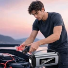 16.000 Mah Premium Hava Kompresörü Akü Takviye Cihazı Hızlı Şişirme El Feneri Akım Korumalı Taşınabilir Powerbank